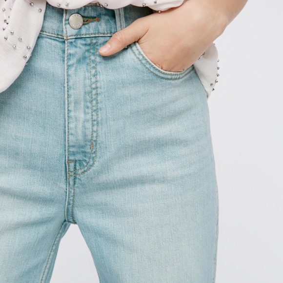 BOGO50% Free People WeTheFree Hi Rise Straight Fla - Picture 4 of 8